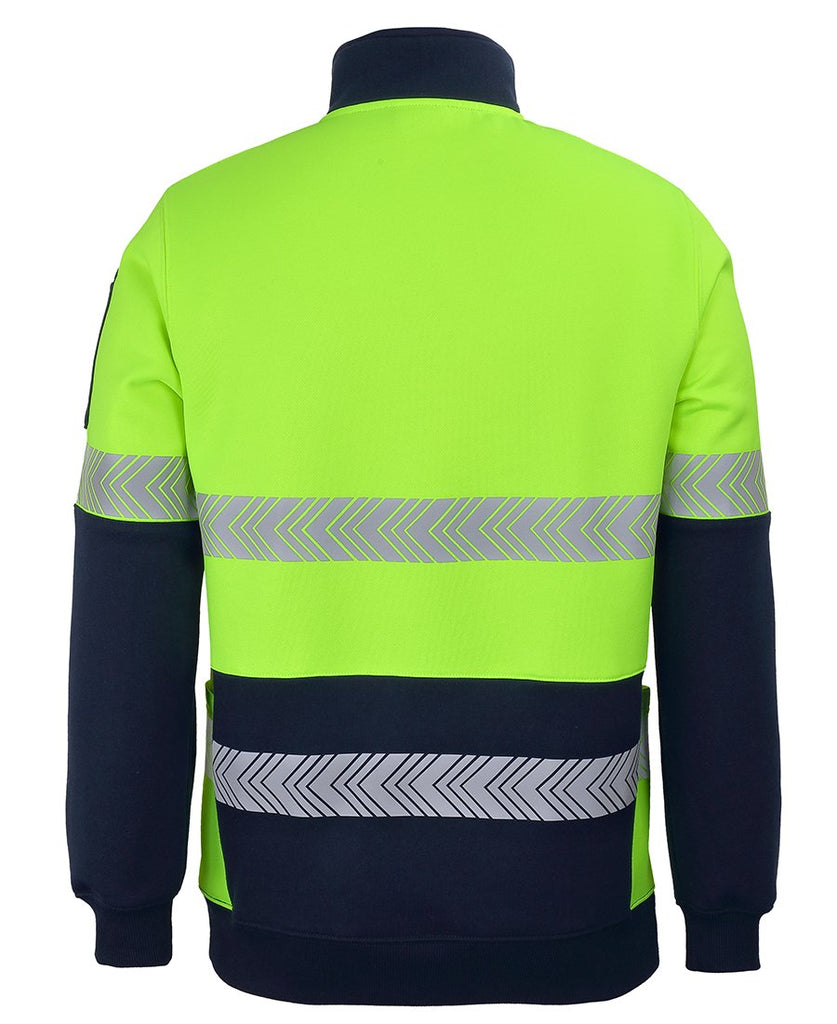 JB Hi Vis 330G 1/2 Zip Segmented Tape Fleece (6DPS)