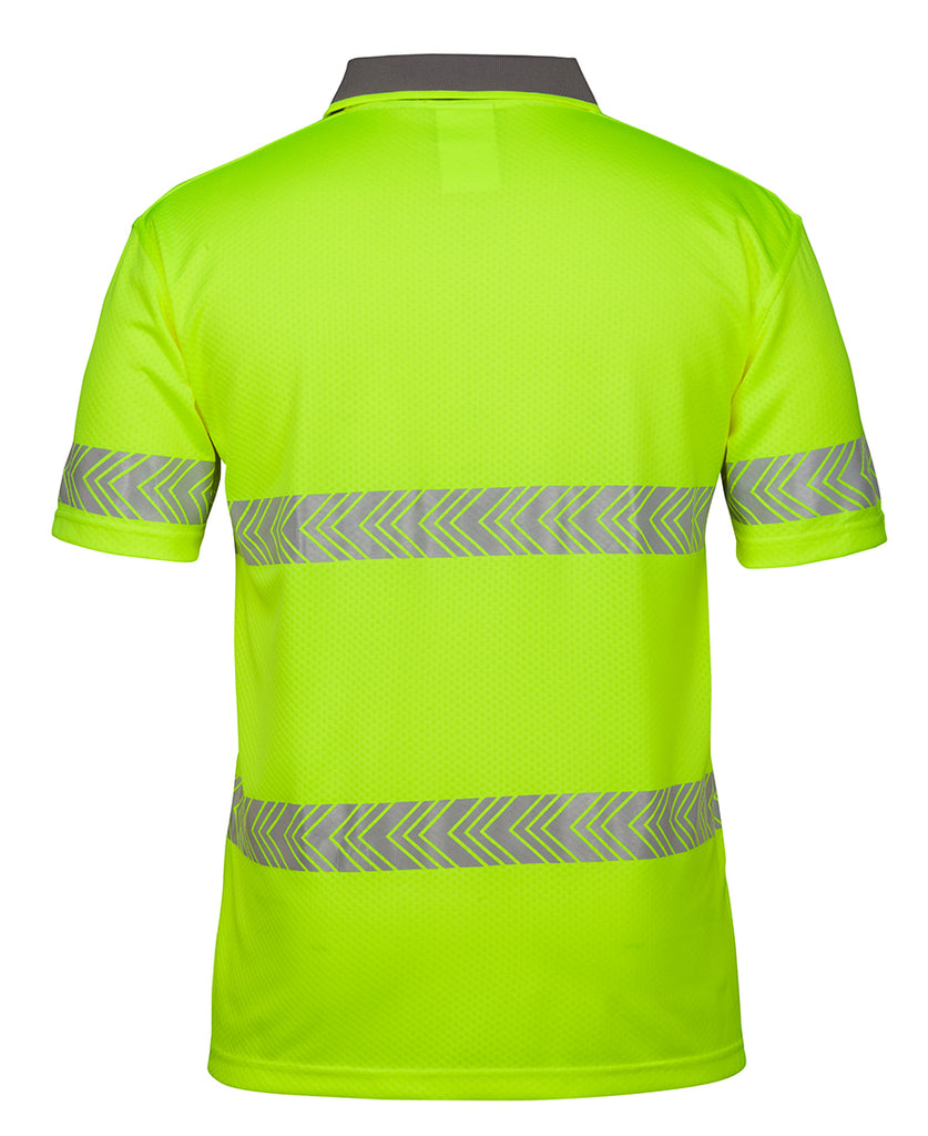 JB's Hi Vis S/S Arrow Sub Polo With Segmented Tape (6HAS)