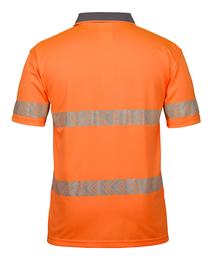 JB's Hi Vis S/S Arrow Sub Polo With Segmented Tape (6HAS)