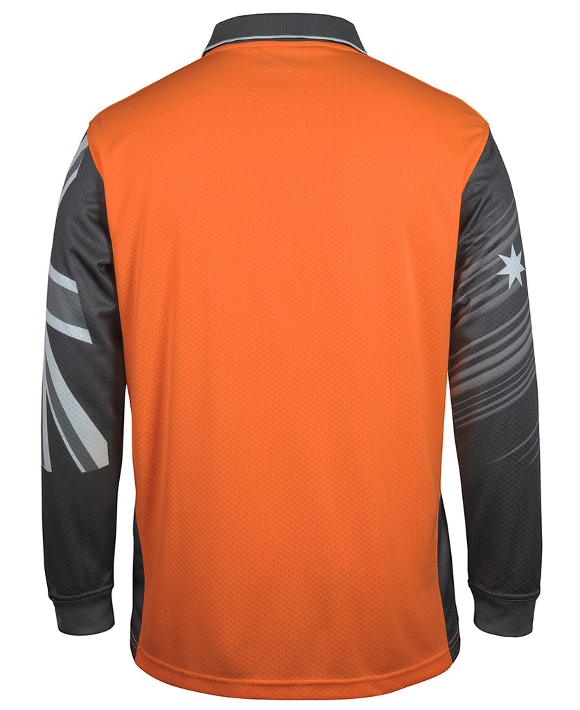 JB's Hi Vis L/S Southern Cross Polo (6HSCL)