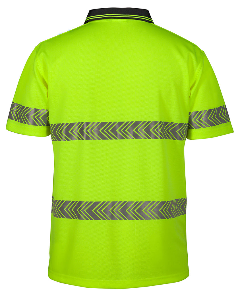 Jb's Hi Vis S/S Segmented Tape Polo (6HSST)