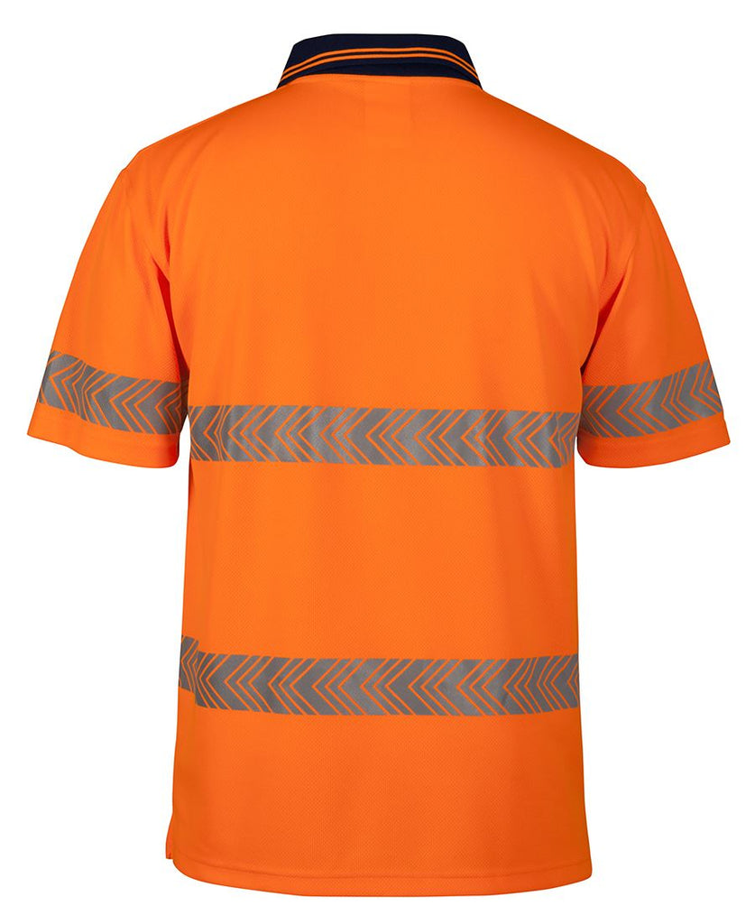 Jb's Hi Vis S/S Segmented Tape Polo (6HSST)