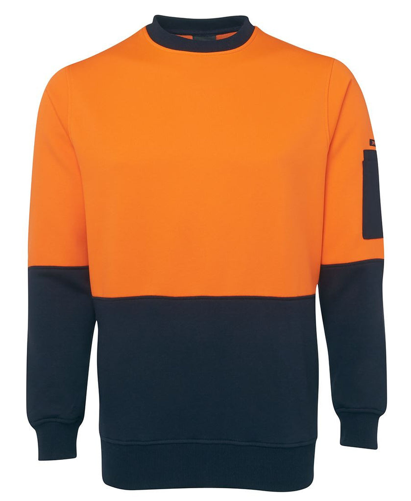 JB's Hi Vis Fleecy Crew - Adults (6HVCN)