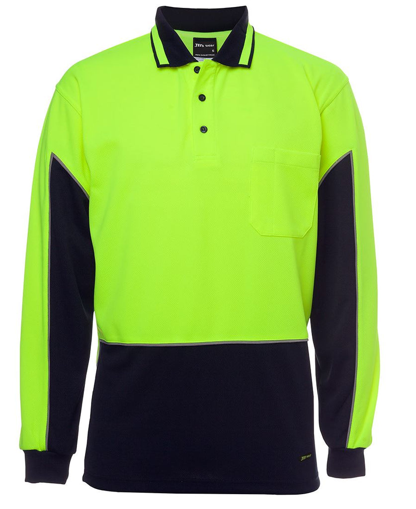 JB's Hi Vis L/S Gap Polo (6HVGL)