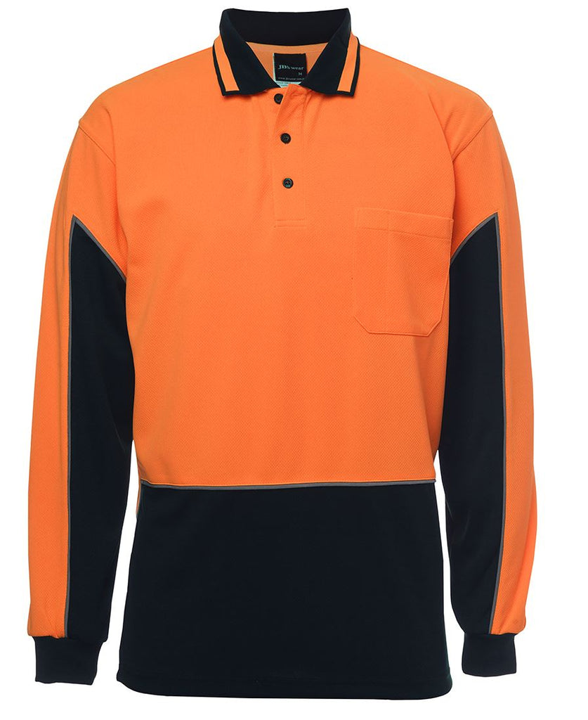 JB's Hi Vis L/S Gap Polo (6HVGL)