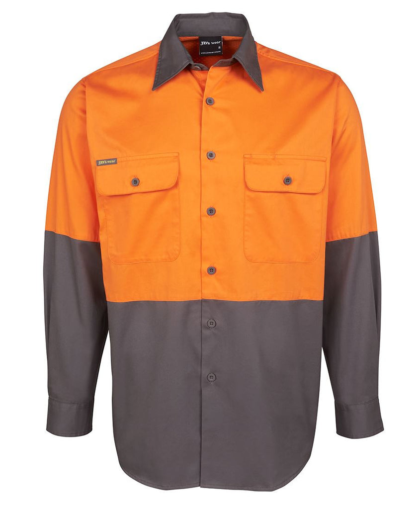 Jb's Hi Vis Long Sleeve 150g Shirt - Adults (6HWSL)