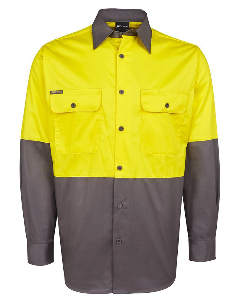 Jb's Hi Vis Long Sleeve 150g Shirt - Adults (6HWSL)