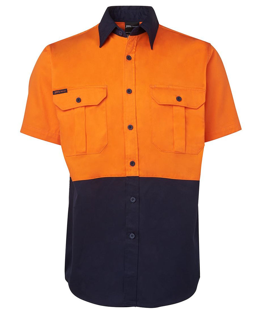 Jb's Hi Vis Short Sleeve 190g Shirt - Adults (6HWS)