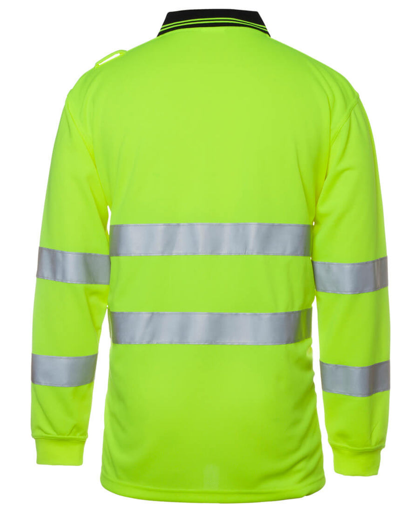 JB's Hi Vis Bio Motion (D+N) L/S Polo with 3M Tape (6QTDP)