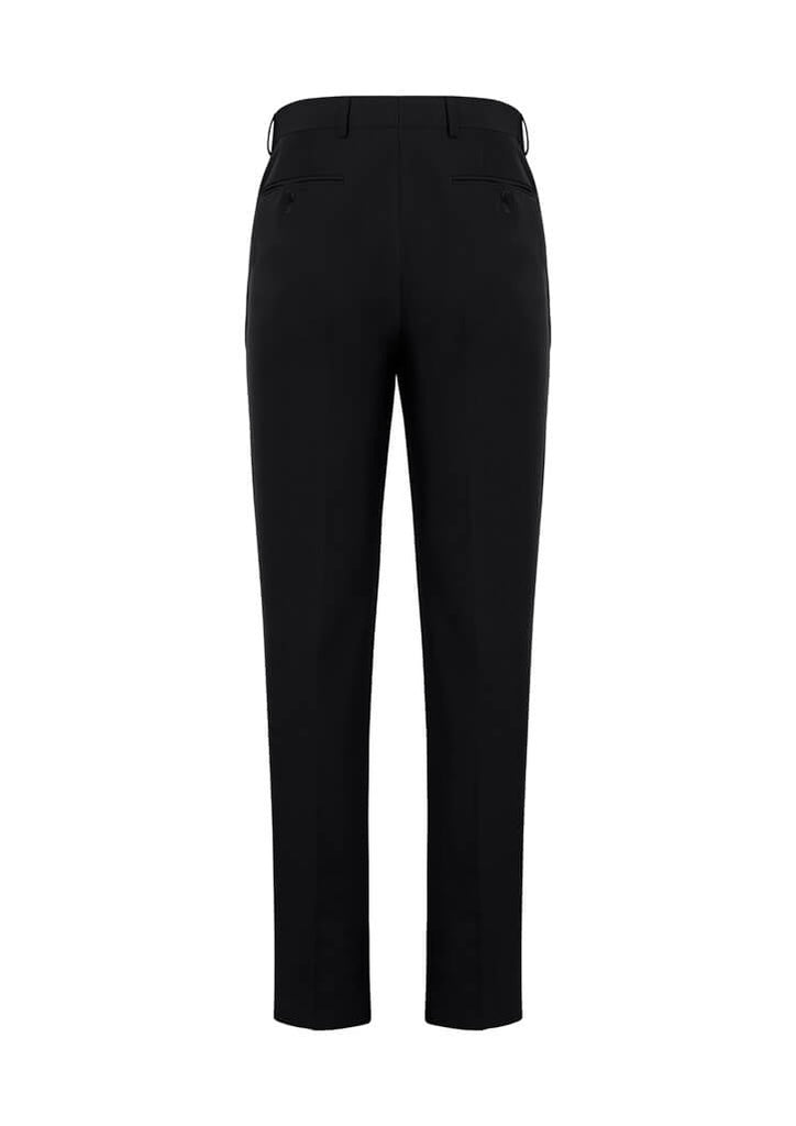 Biz Corporate Mens Slim Fit Flat Front Pant Stout (70716S)