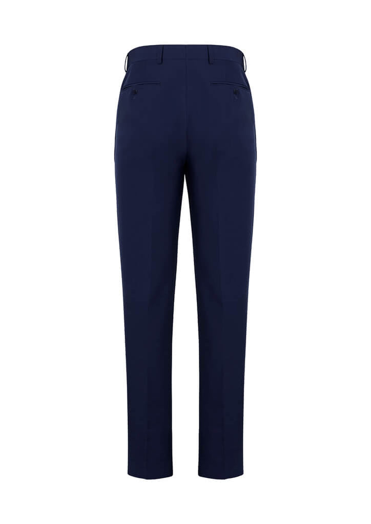 Biz Corporate Mens Slim Fit Flat Front Pant Stout (70716S)