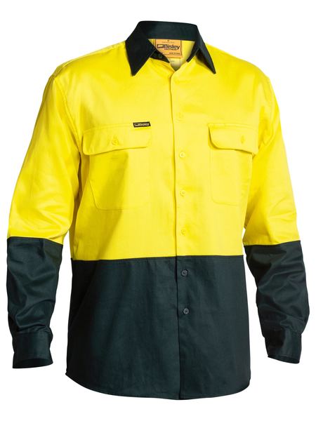 Bisley Hi Vis Drill Shirt - Long Sleeve (BS6267)