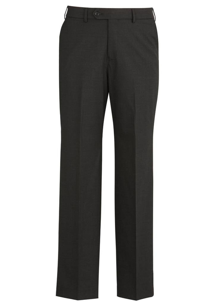 Biz Corporates Mens Comfort Wool Stretch Flat Front Pant (74012)