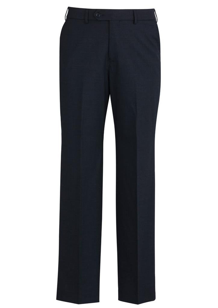 Biz Corporates Mens Comfort Wool Stretch Flat Front Pant (74012)