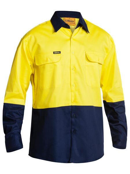 Bisley Hi Vis Drill Shirt - Long Sleeve (BS6267)