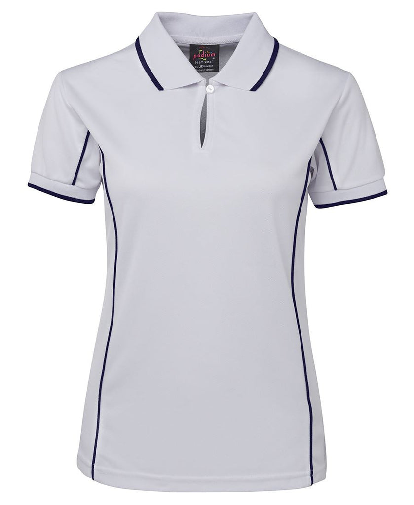 JB's Podium Ladies Piping Polo  (3rd  4 colour)-(7LPI)