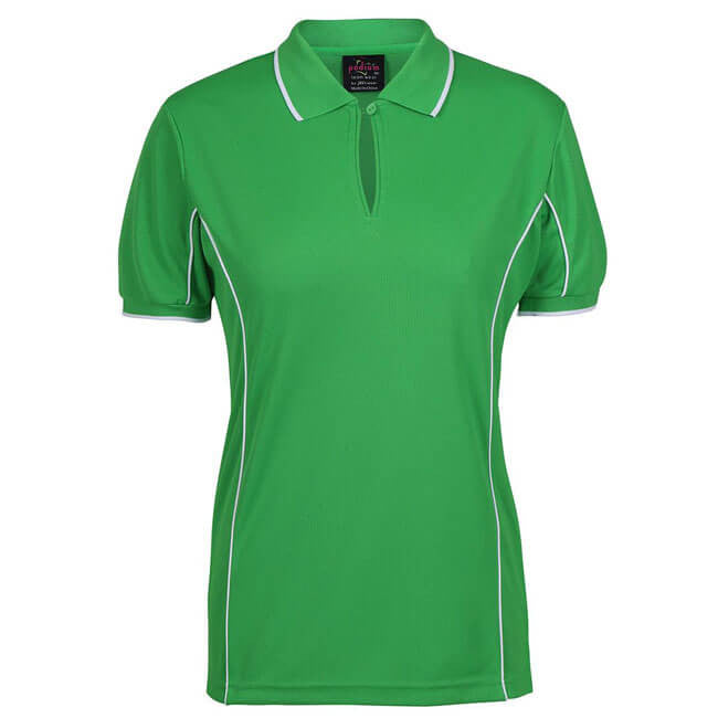 JB's Podium Ladies Piping Polo  (3rd  4 colour)-(7LPI)