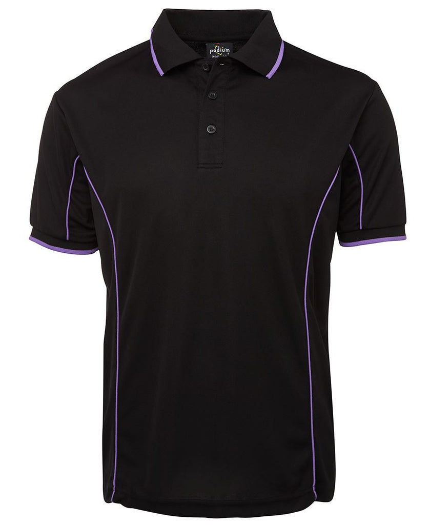 JB's Adults Podium Short Sleeve Piping Polo 3rd (5 Colour) (7PIP)