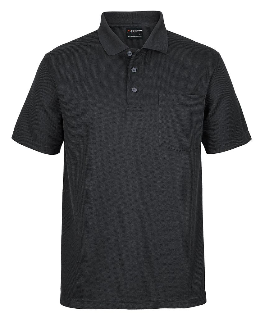 JB'S Adults Podium Waffle Pocket Polo (7WPP)