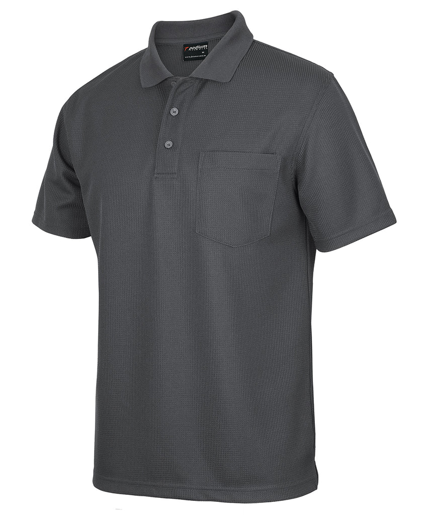 JB'S Adults Podium Waffle Pocket Polo (7WPP)