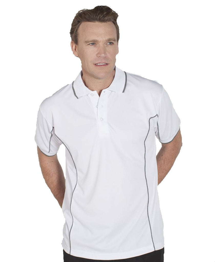 JB's Adults Podium Short Sleeve Piping Polo 3rd (5 Colour) (7PIP)