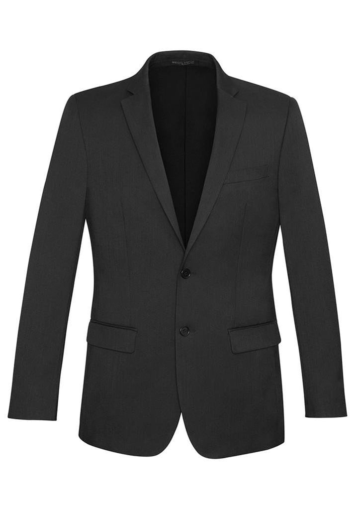 Biz Corporates-Biz Corporates Mens Slimline 2 Button Suit Jacket-Charcoal / 92-Corporate Apparel Online - 4
