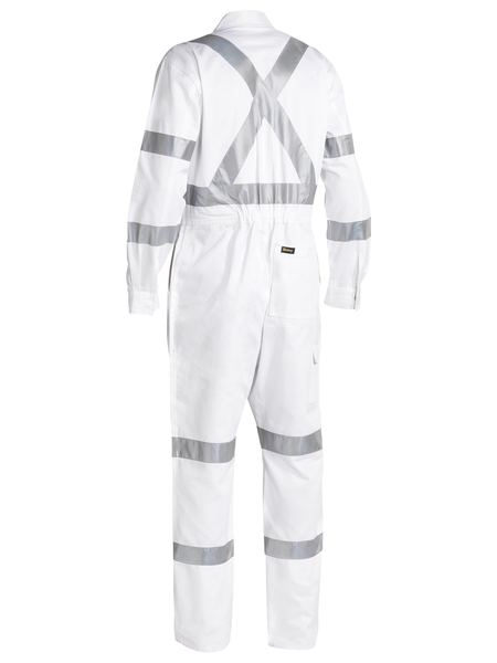 Bisley 3m Taped White Drill Coverall (BC6806T)