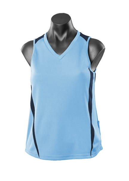 Aussie Pacific Eureka Ladies Singlets 1st (13 Colour )-(2104)