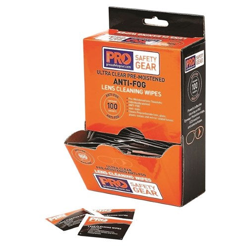 Pro Choice Anti-Fog Lens Wipes 100 Pack - Box of 1 (AFW100)