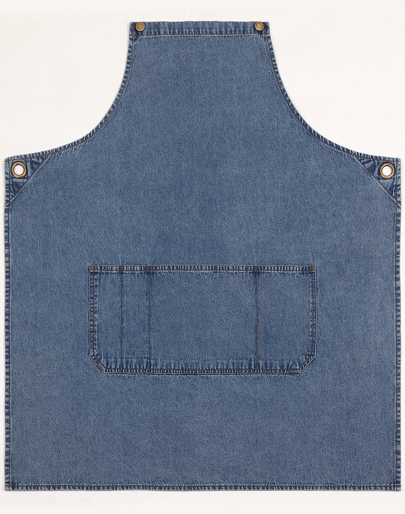 Winning Spirit East Village Denim Bib Apron (AP09)