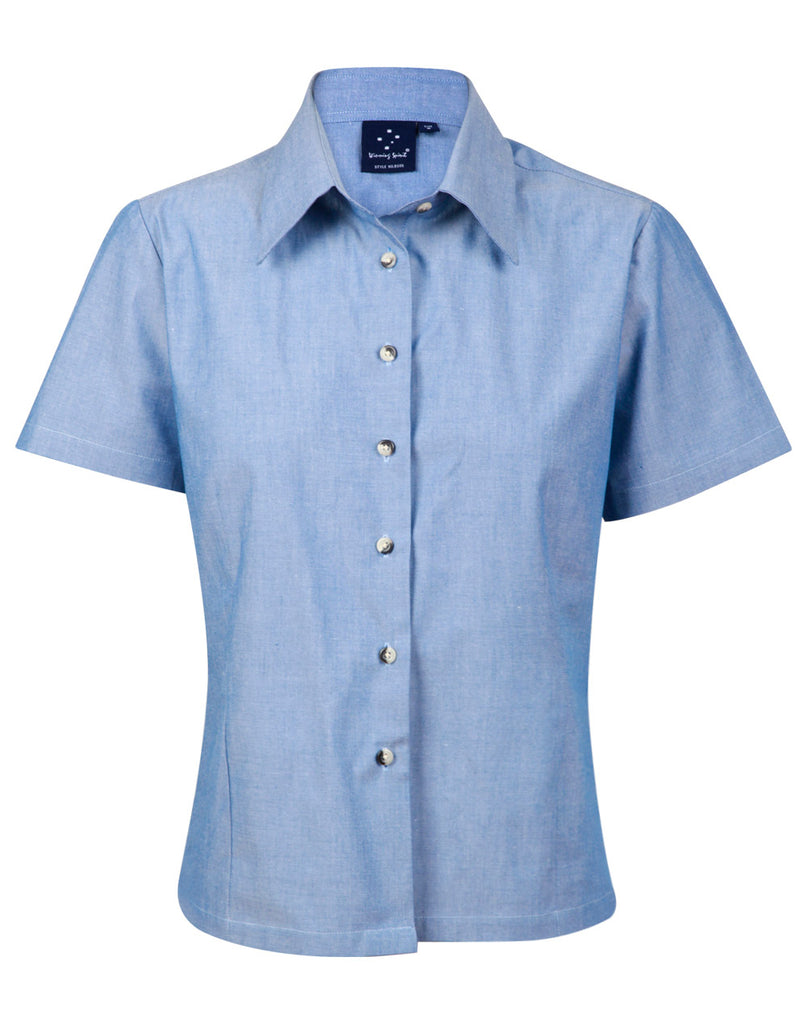 Winning Spirit Ladies Chambray Short Sleeve (BS05)