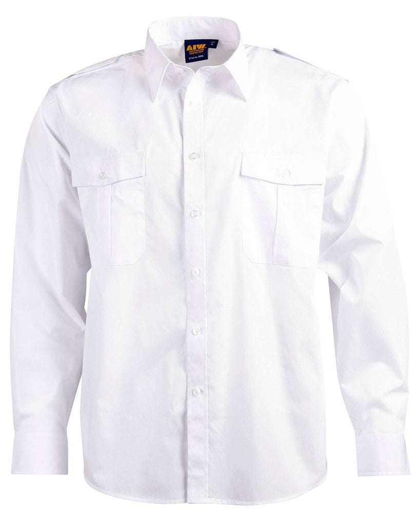 Winning Spirit Epaulette Long Sleeve Shirt (BS06L)