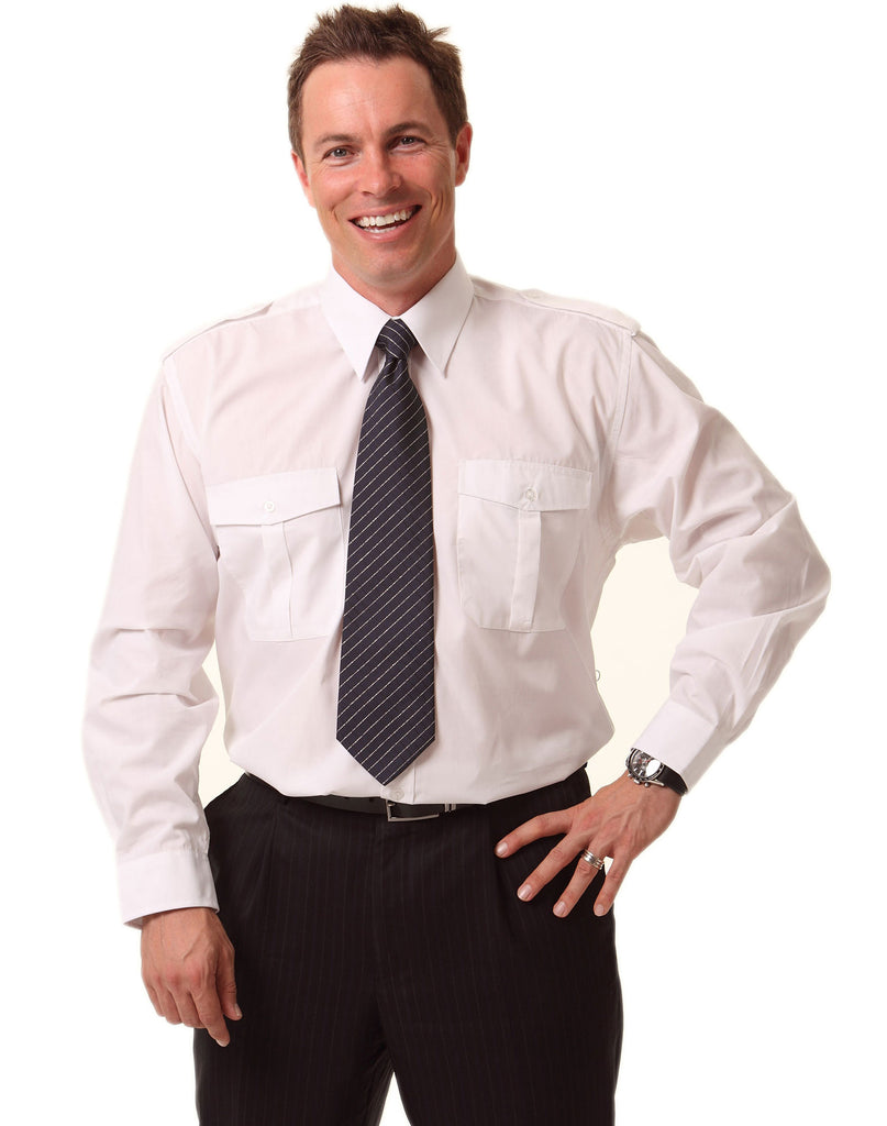 Winning Spirit Epaulette Long Sleeve Shirt (BS06L)