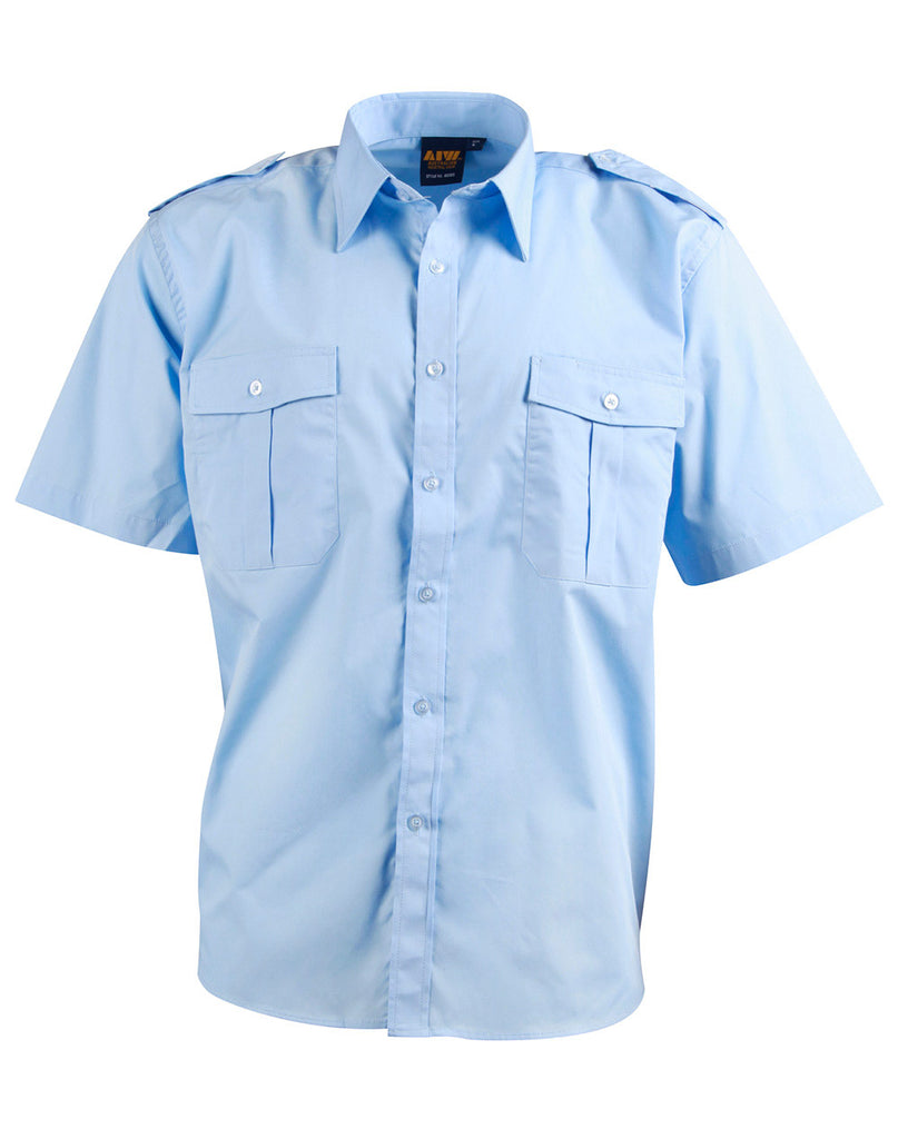 Winning Spirit Men's Short Sleeve Epaulette Shirts (BS06S)