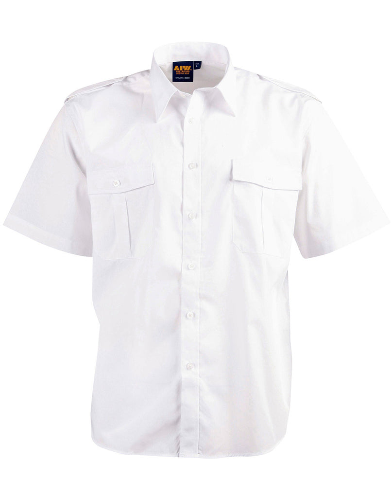 Winning Spirit Men's Short Sleeve Epaulette Shirts (BS06S)