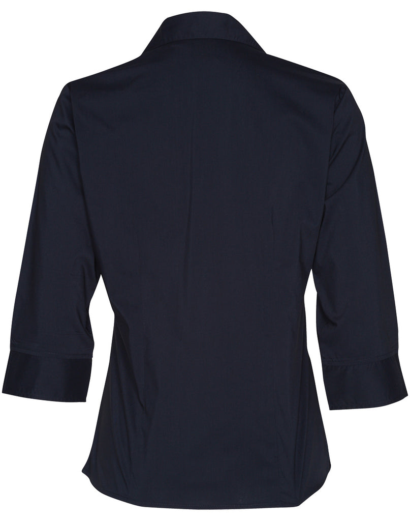 Winning Spirit Women's Teflon Executive 3/4 Sleeve Shirt (BS07Q)