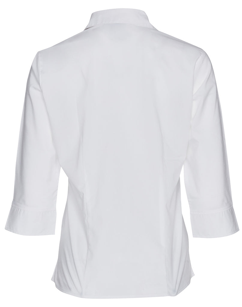 Winning Spirit Women's Teflon Executive 3/4 Sleeve Shirt (BS07Q)