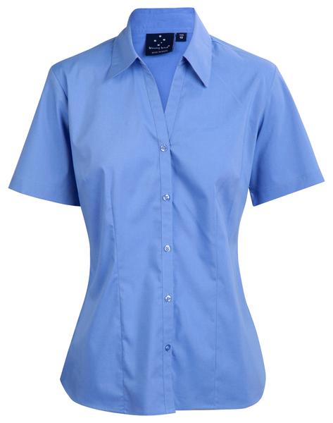 Winning Spirit Women's Teflon Executive Short Sleeve Shirt (BS07S)