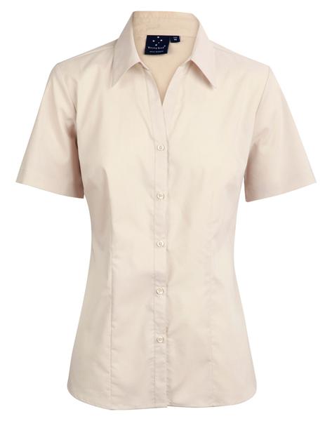 Winning Spirit Women's Teflon Executive Short Sleeve Shirt (BS07S)