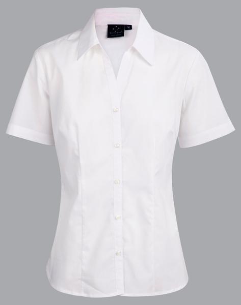 Winning Spirit Women's Teflon Executive Short Sleeve Shirt (BS07S)