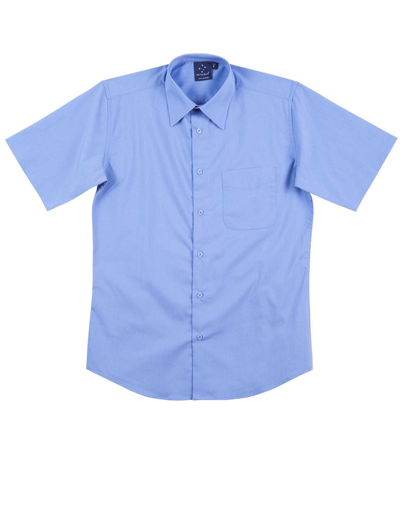 Winning Spirit Men's Teflon Executive Short Sleeve Shirt (BS08S)