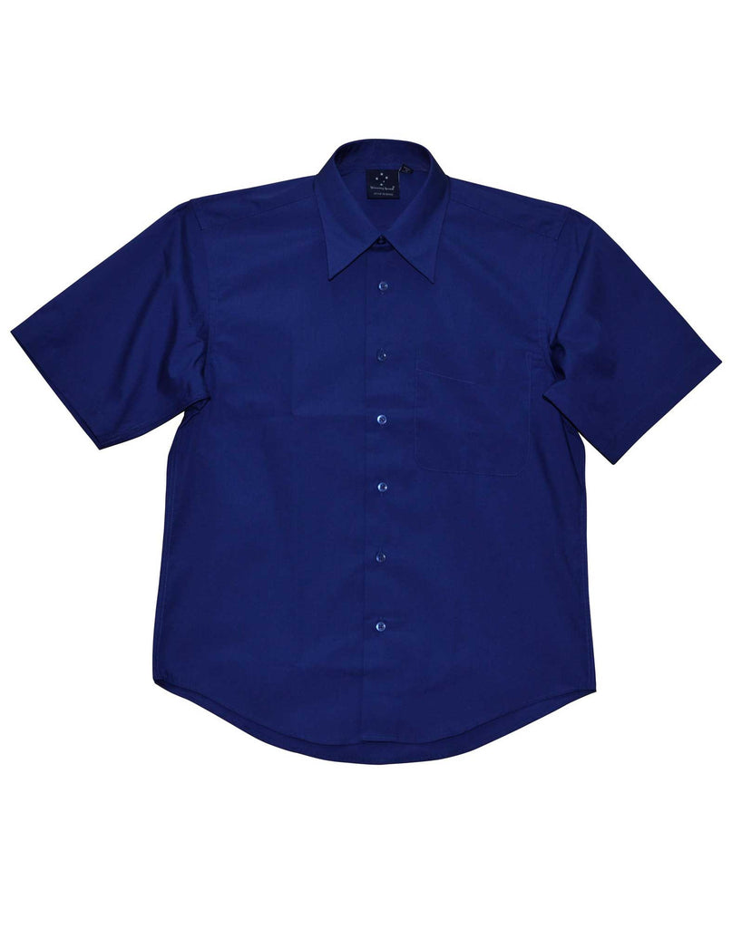 Winning Spirit Men's Teflon Executive Short Sleeve Shirt (BS08S)