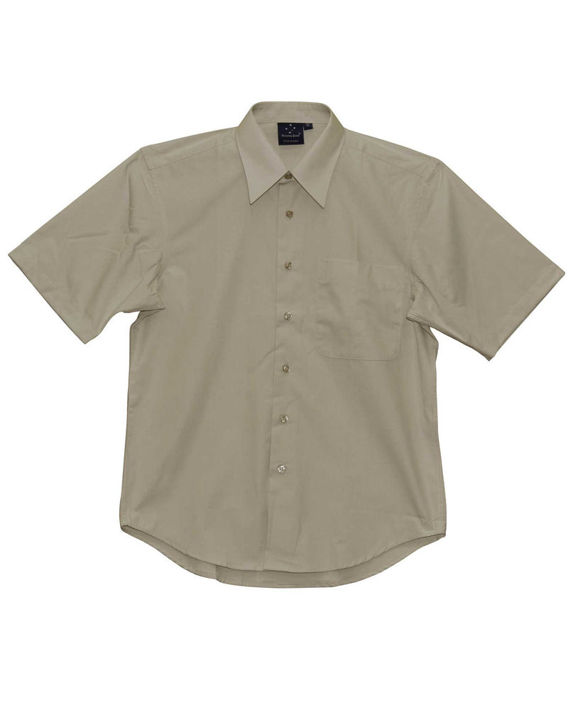 Winning Spirit Men's Teflon Executive Short Sleeve Shirt (BS08S)