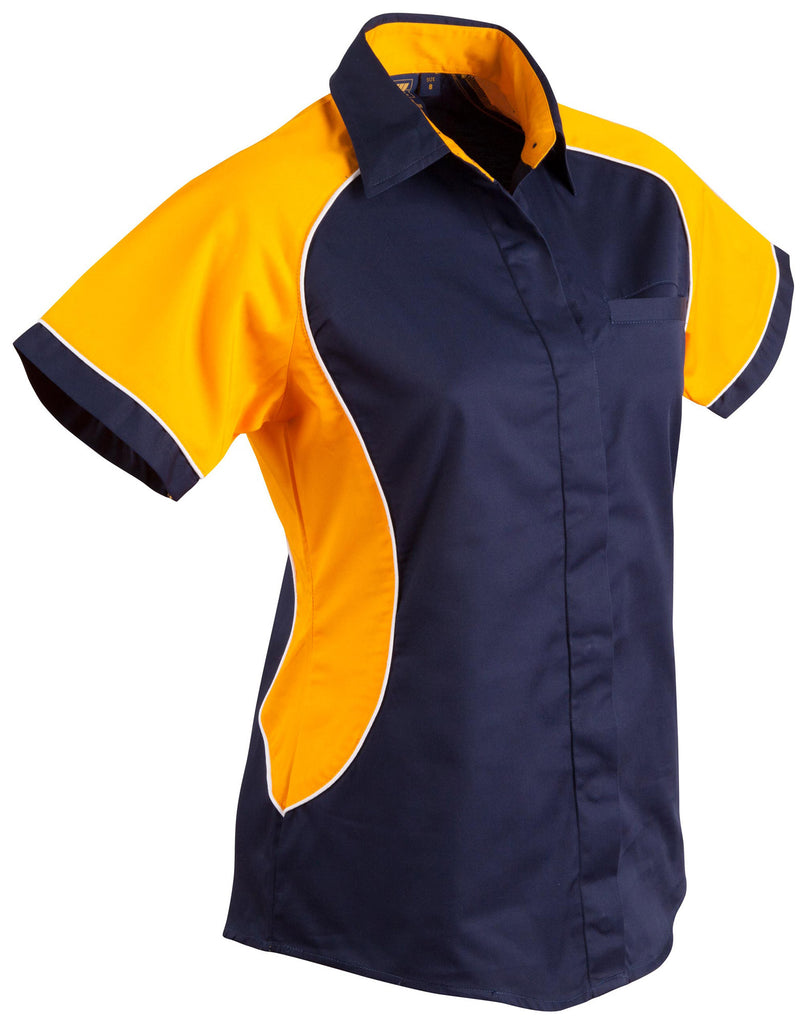 Winning Spirit Women's Arena Tri-colour Contrast Shirt (BS16)