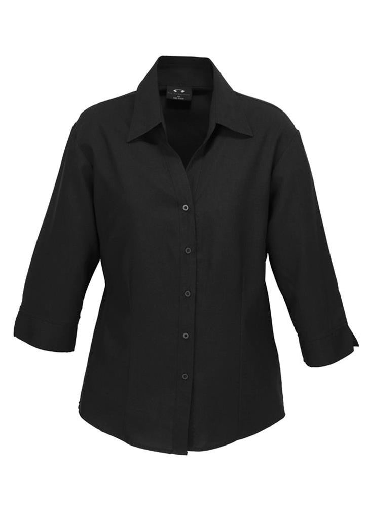 Biz Collection Ladies Plain Oasis Shirt-3/4 Sleeve (LB3600)