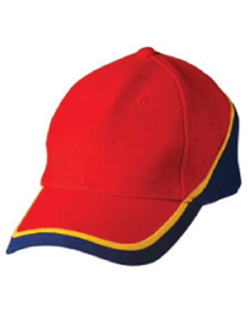 Winning Spirit Tri Contrast Colours Cap (CH38)