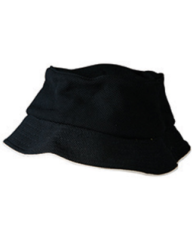 Winning Spirit Pique Mesh With Sandwich Bucket Hat (CH71)