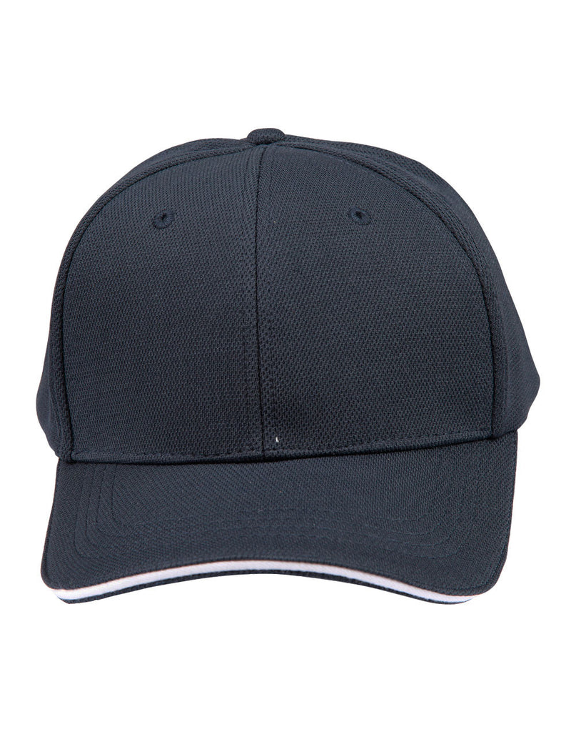 Winning Spirit Pique Mesh With Contrast Sandwich (CH72)