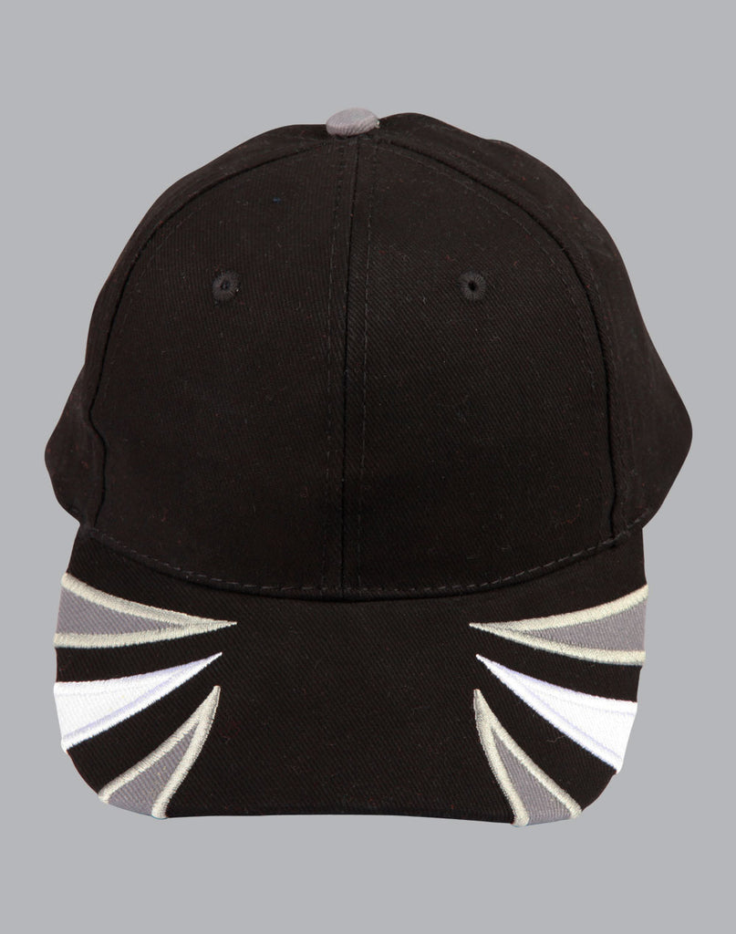 Winning Spirit Tri Contrast Colour Cap (CH80)