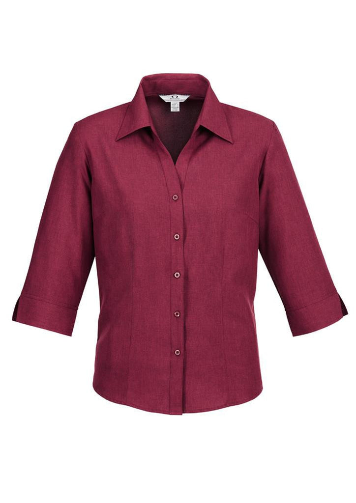 Biz Collection Ladies Plain Oasis Shirt-3/4 Sleeve (LB3600)